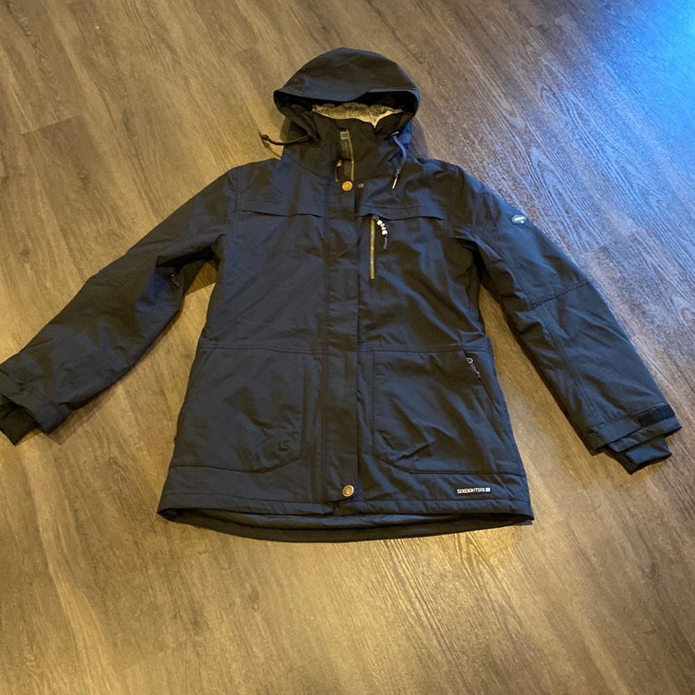 686 brand jacket coat, all weather, technology, women’s size large